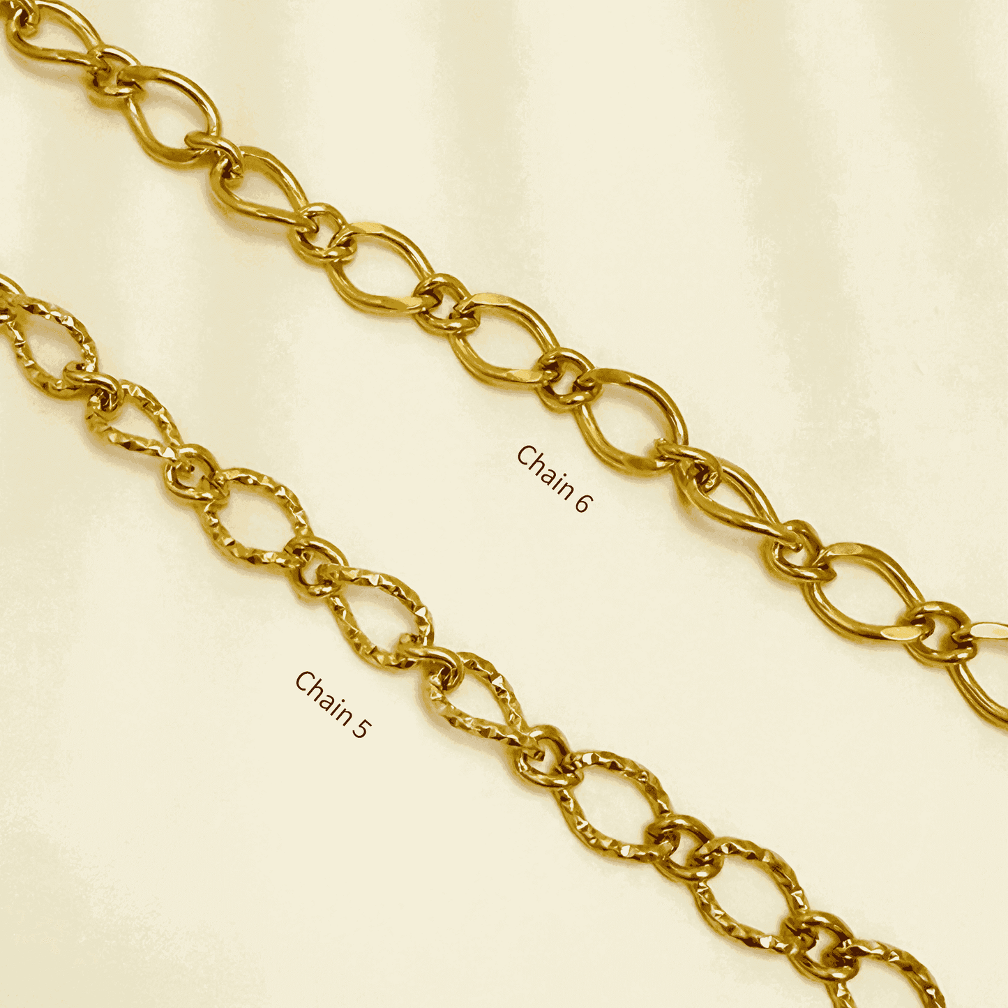 Extra thick gold linked chain for custom charm necklace β build your own look