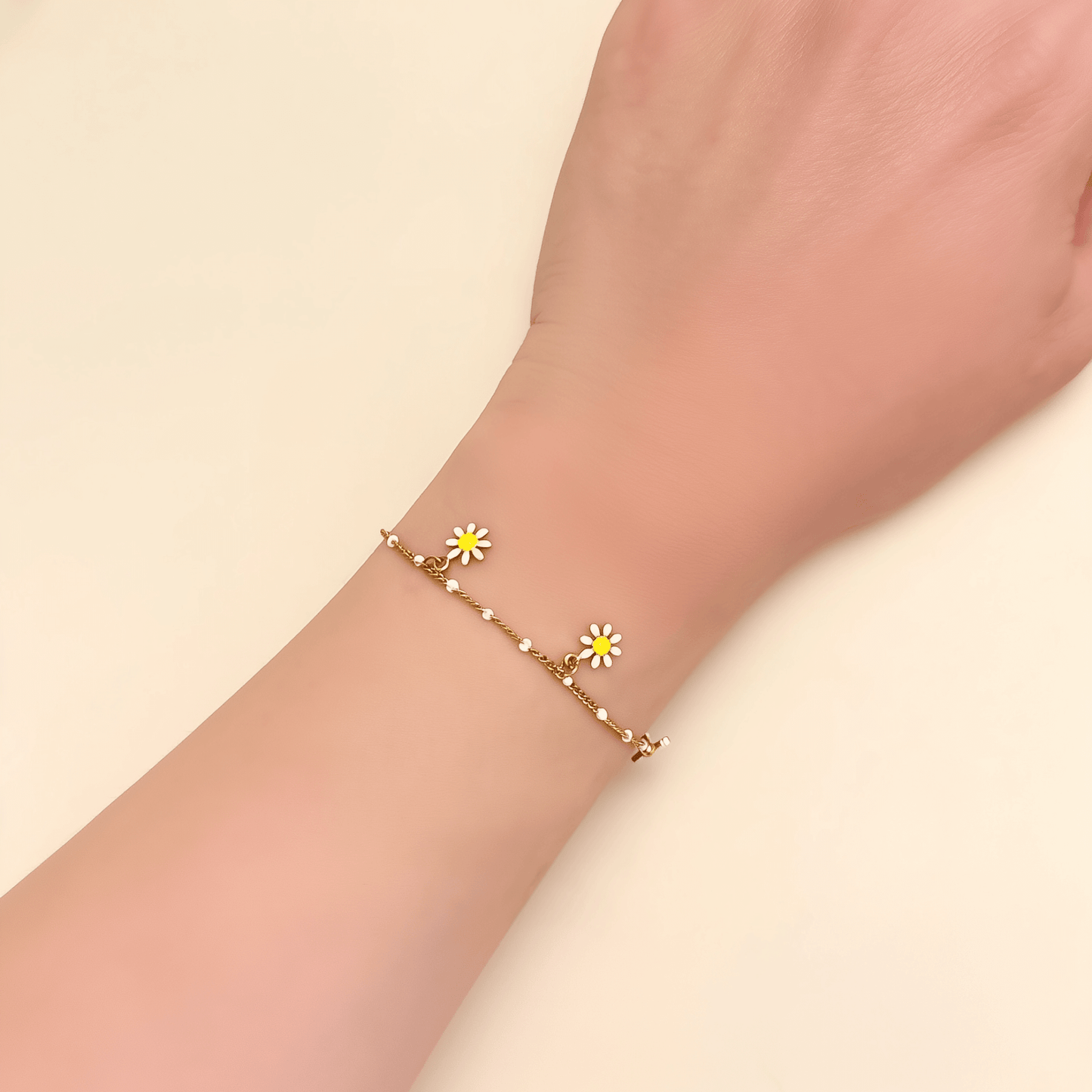 DYO (Design Your Own) gold charm bracelet with the thinnest linked chain – ultra-delicate, minimalist, and elegant. Perfect for subtle layering or a dainty custom look. Waterproof, tarnish-free, and hypoallergenic.