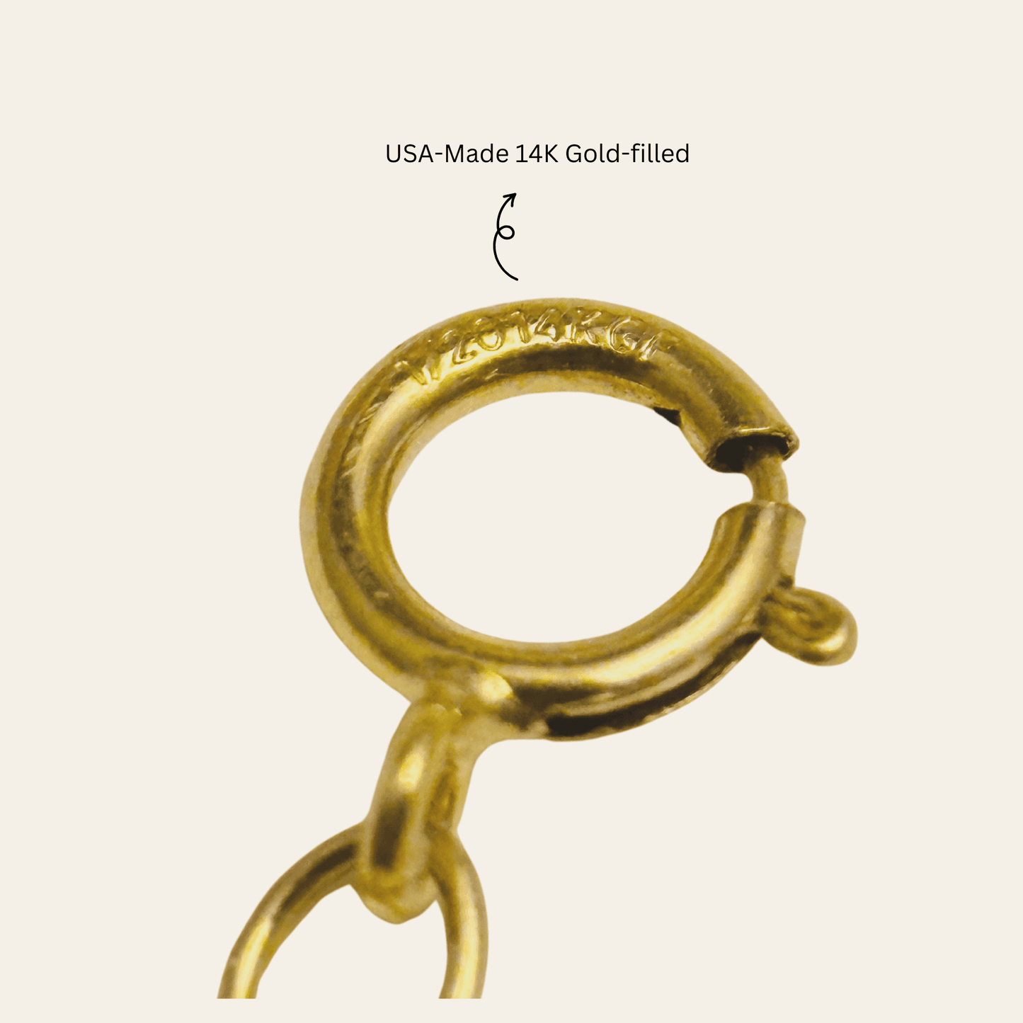 Minimalist gold necklace, 14k gold-filled, waterproof and tarnish-resistant jewelry for everyday wear and layering