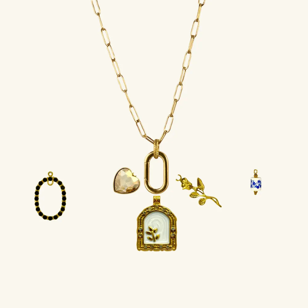 Custom Openable Link Charm Necklace