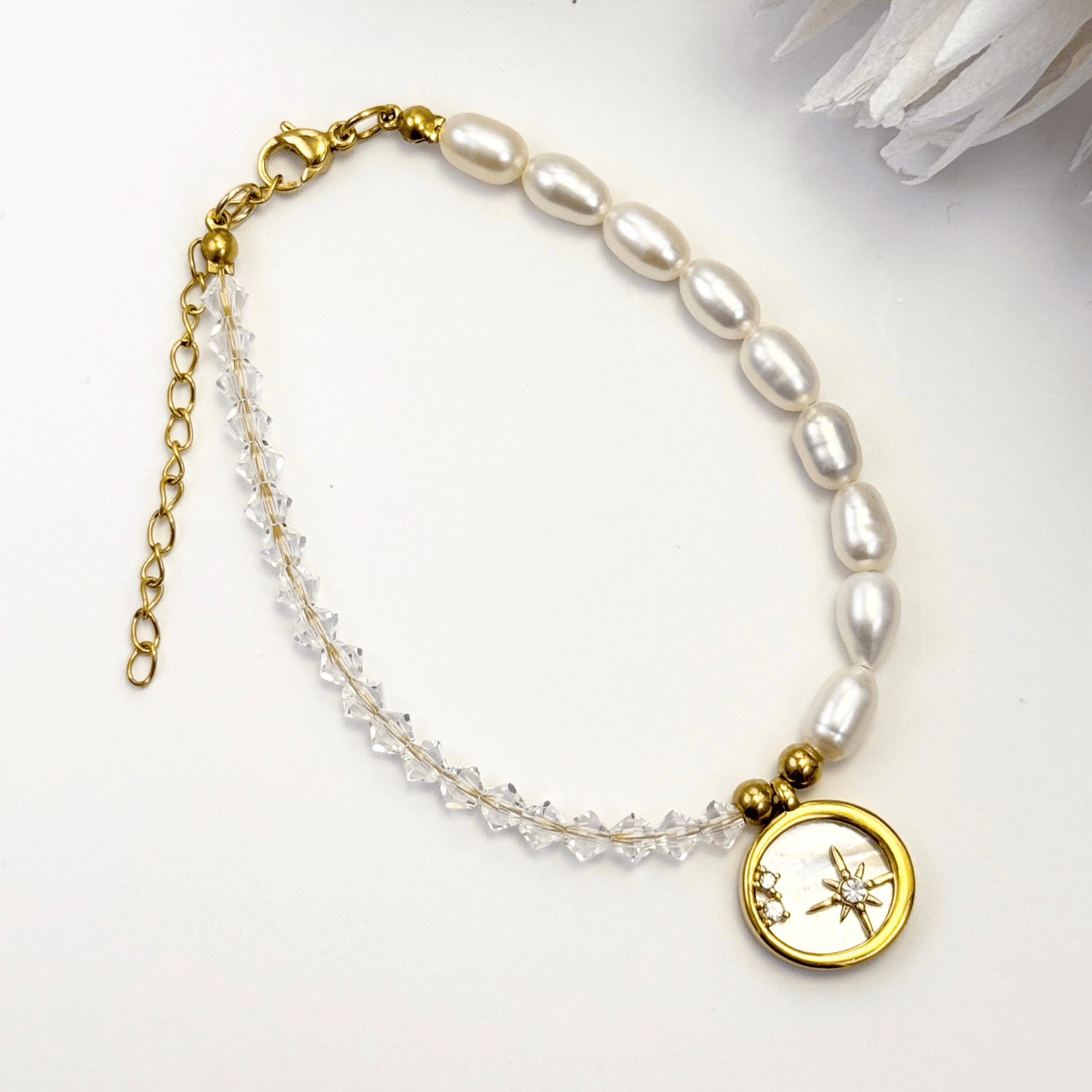 Pearl & Swarovski Beaded Bracelets