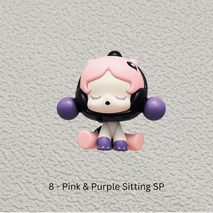 Skullpanda SP Pop Mart Pop Bean collectible figures in various cute and fun designs.