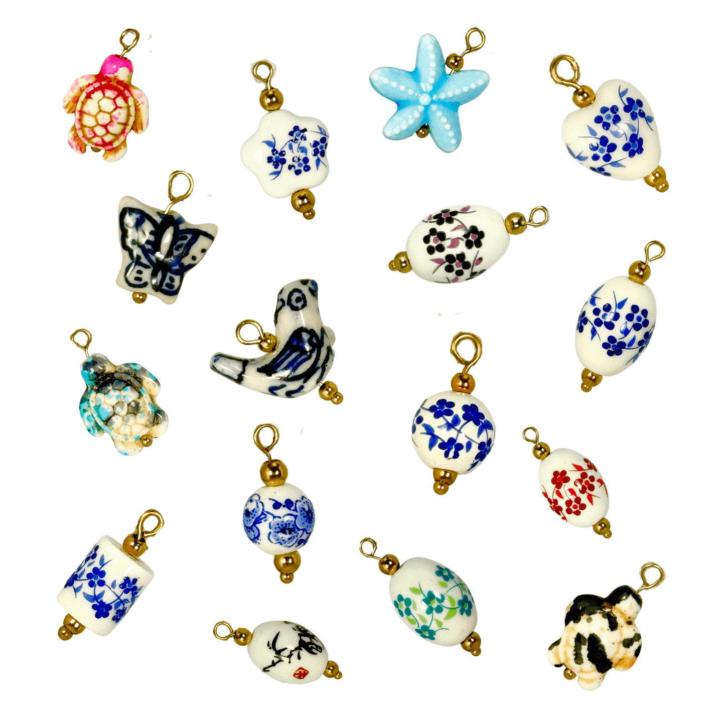 Ceramic Charms & Pendants