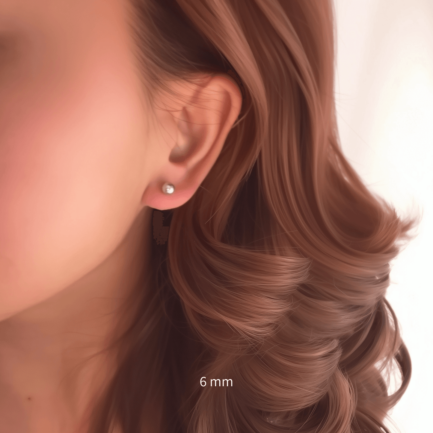 Swarovski pearl stud earrings in cream white, silver grey, and Tahitian black with gold-plated and sterling silver posts – handmade, high-quality, and available in 6mm, 8mm, 10mm sizes.