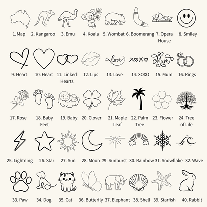 mxw jewellery engrave symbols 1