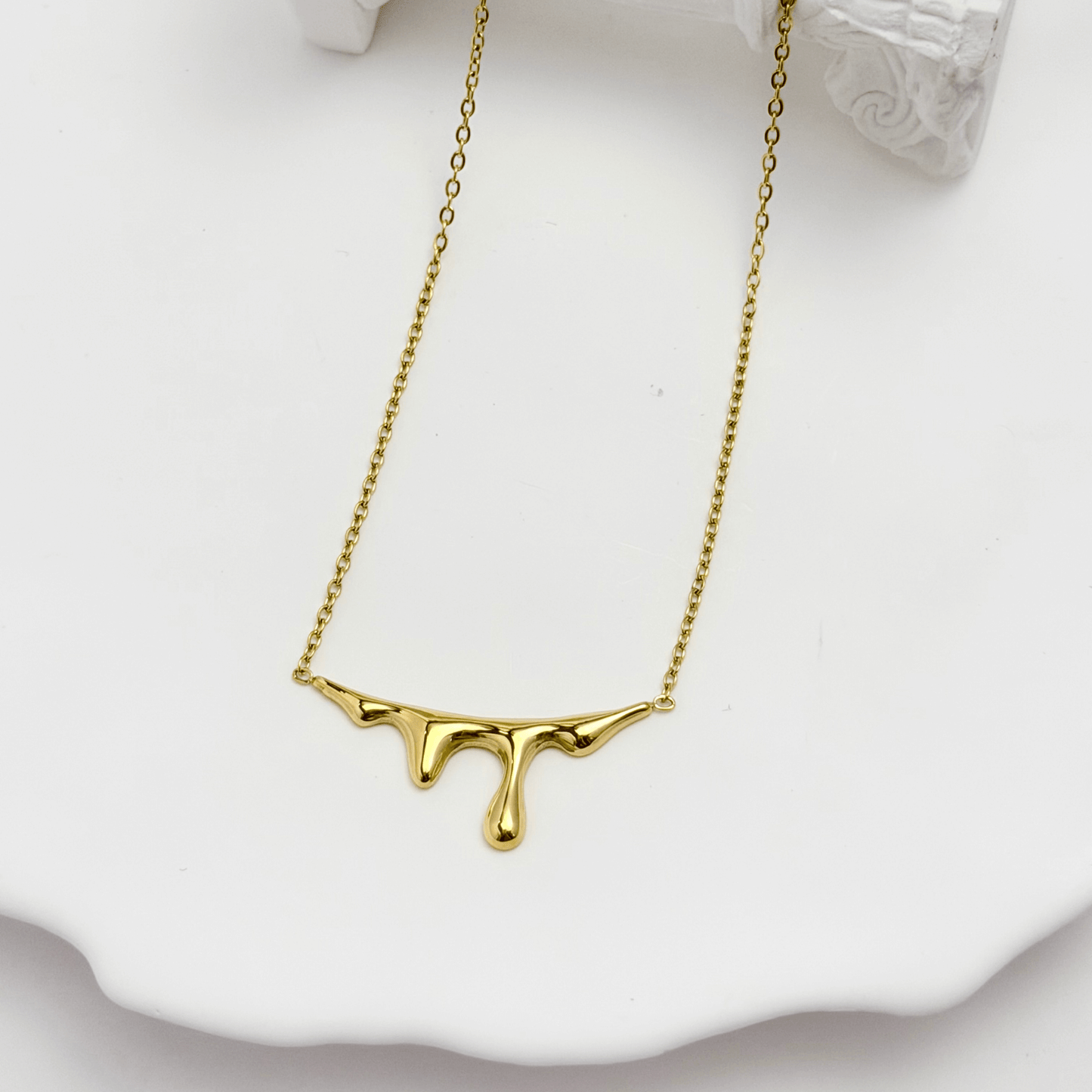 Drip Gold Necklace - MXW Jewellery