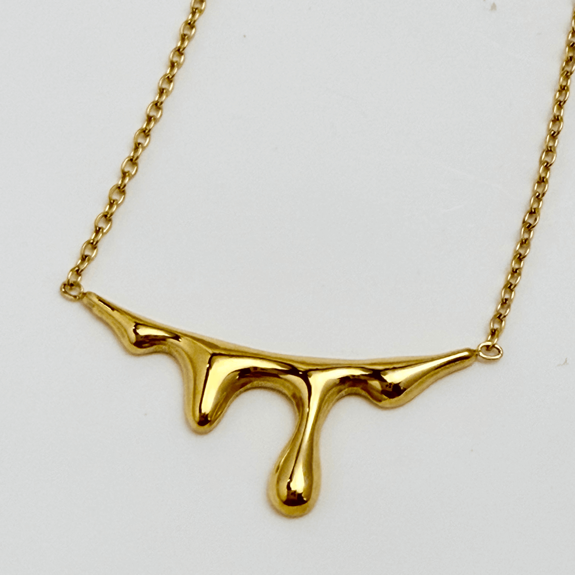 Drip Gold Necklace - MXW Jewellery