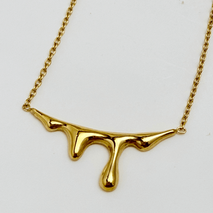 Drip Gold Necklace - MXW Jewellery