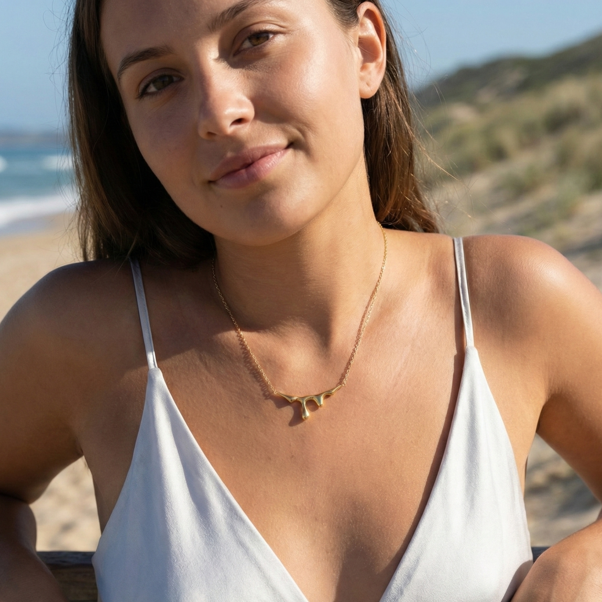 Drip Gold Necklace - MXW Jewellery