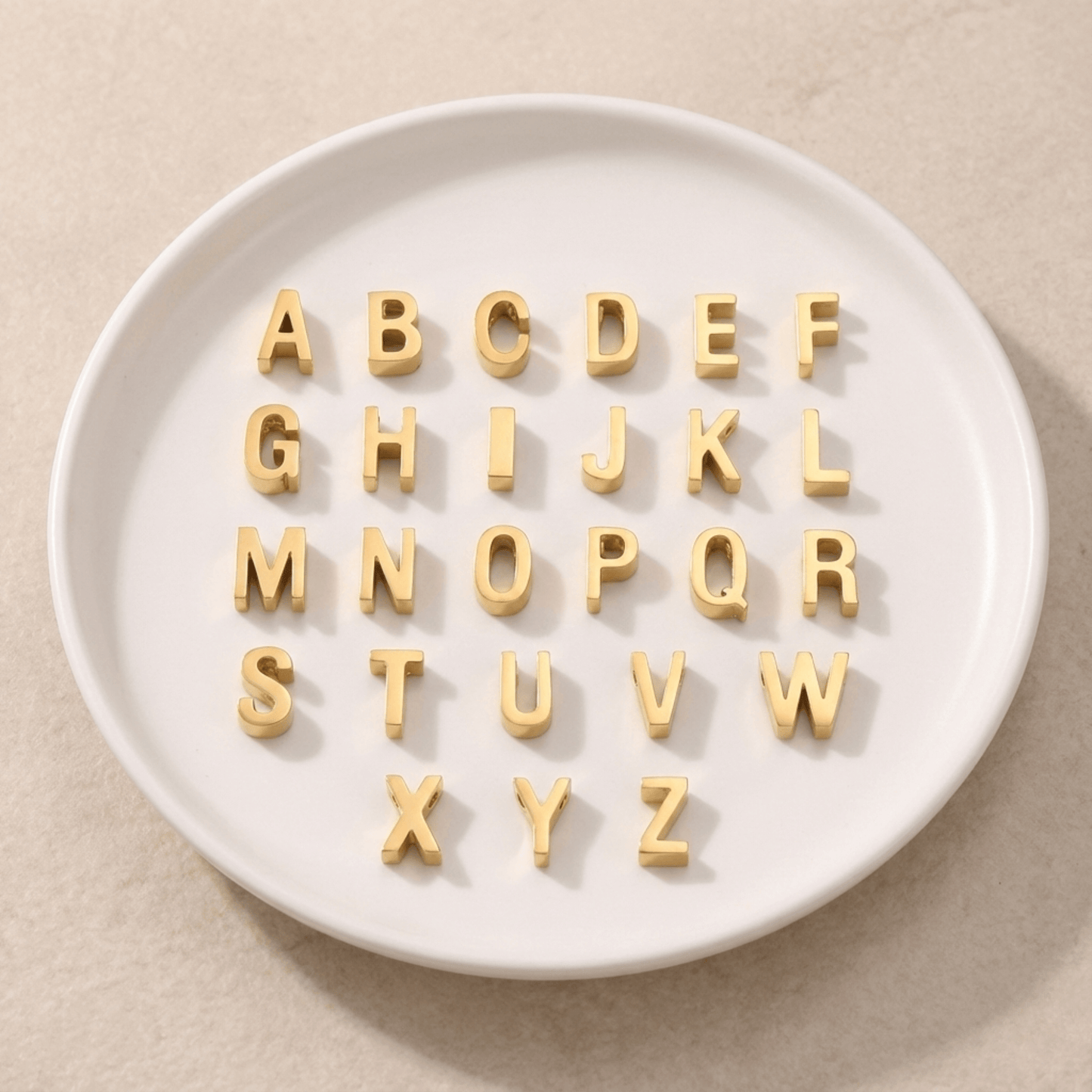 Faceted Moonstone Initial Beaded Necklace – MXW Jewellery