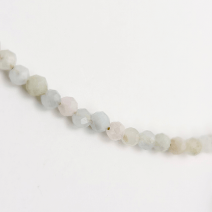 Faceted Morganite Baroque Pearl Necklace – MXW Jewellery