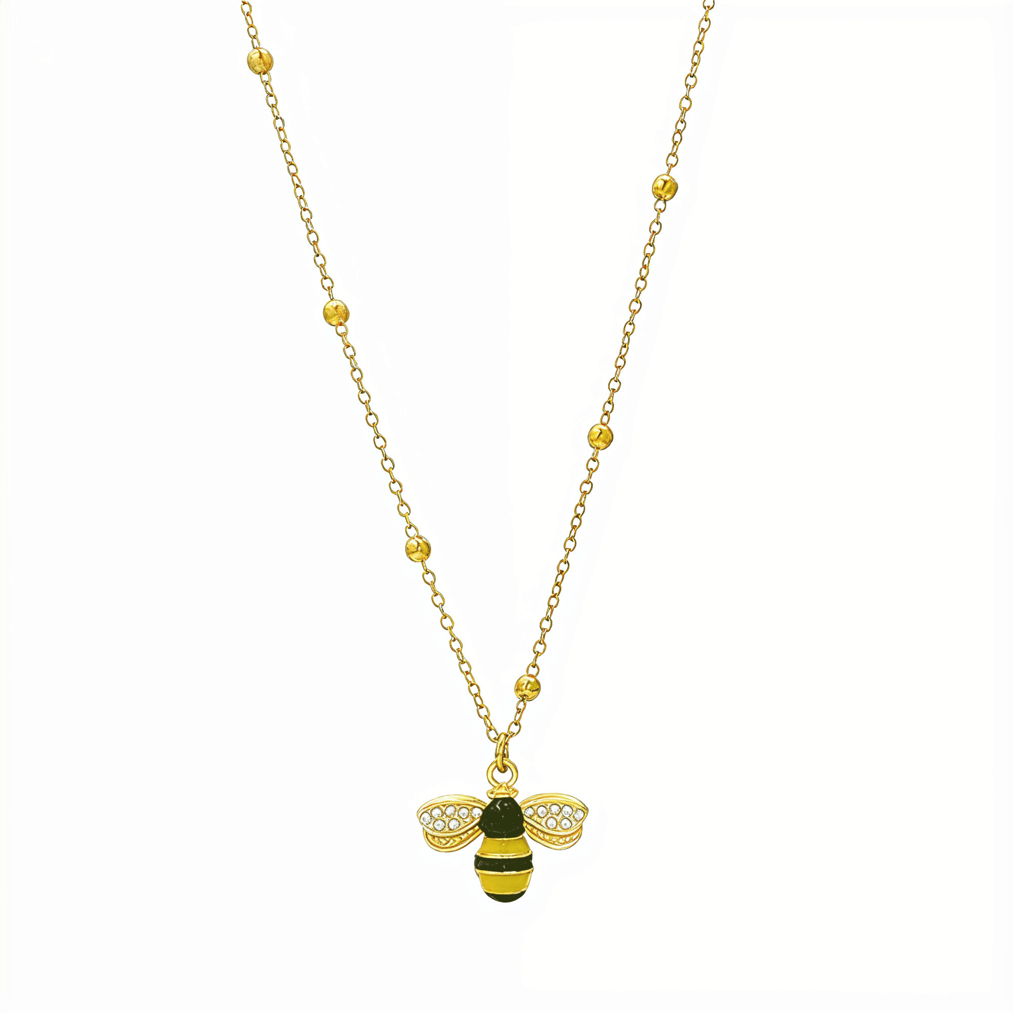 Gold Bee Necklace – MXW Jewellery