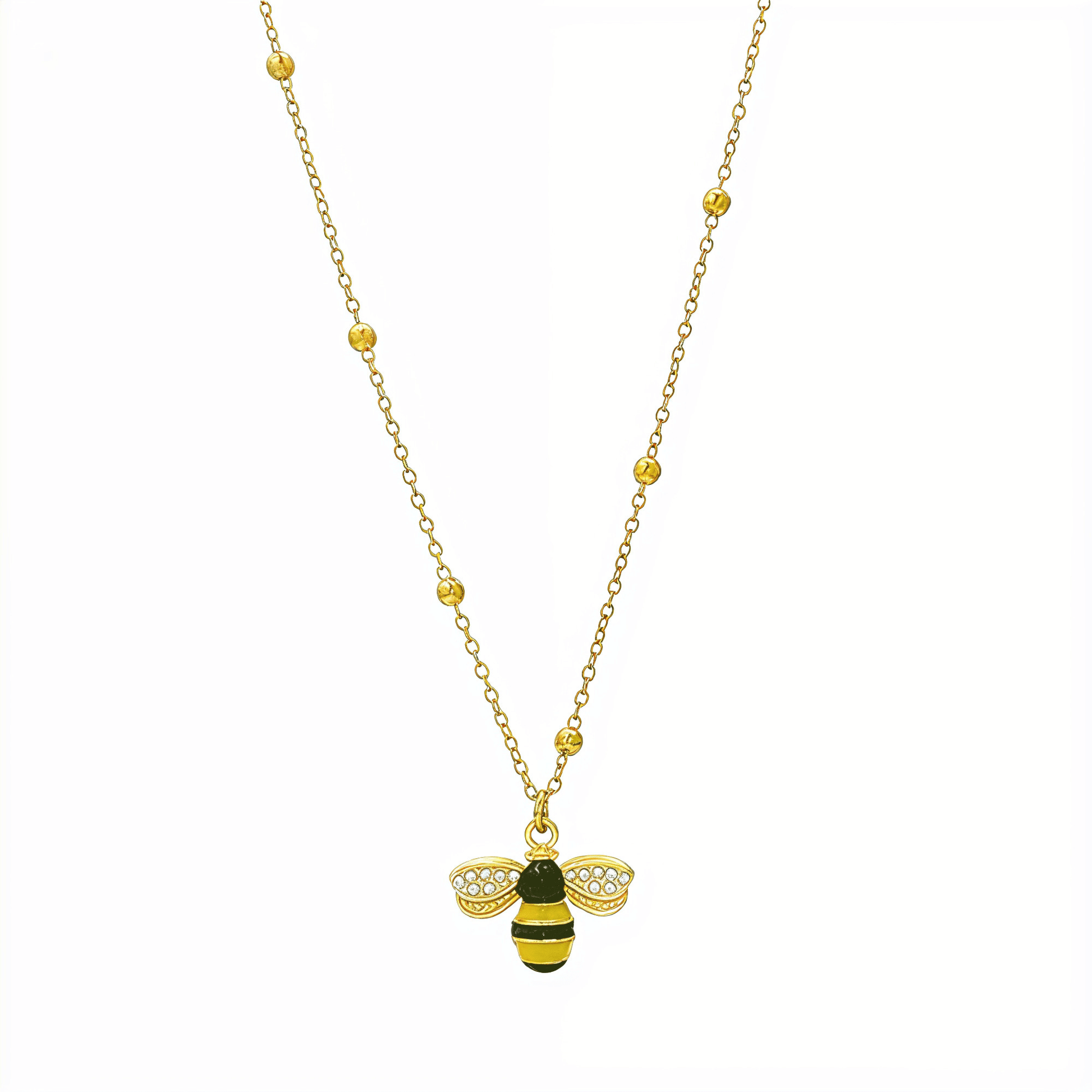 Gold Bee Necklace – MXW Jewellery