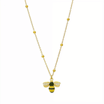 Gold Bee Necklace – MXW Jewellery