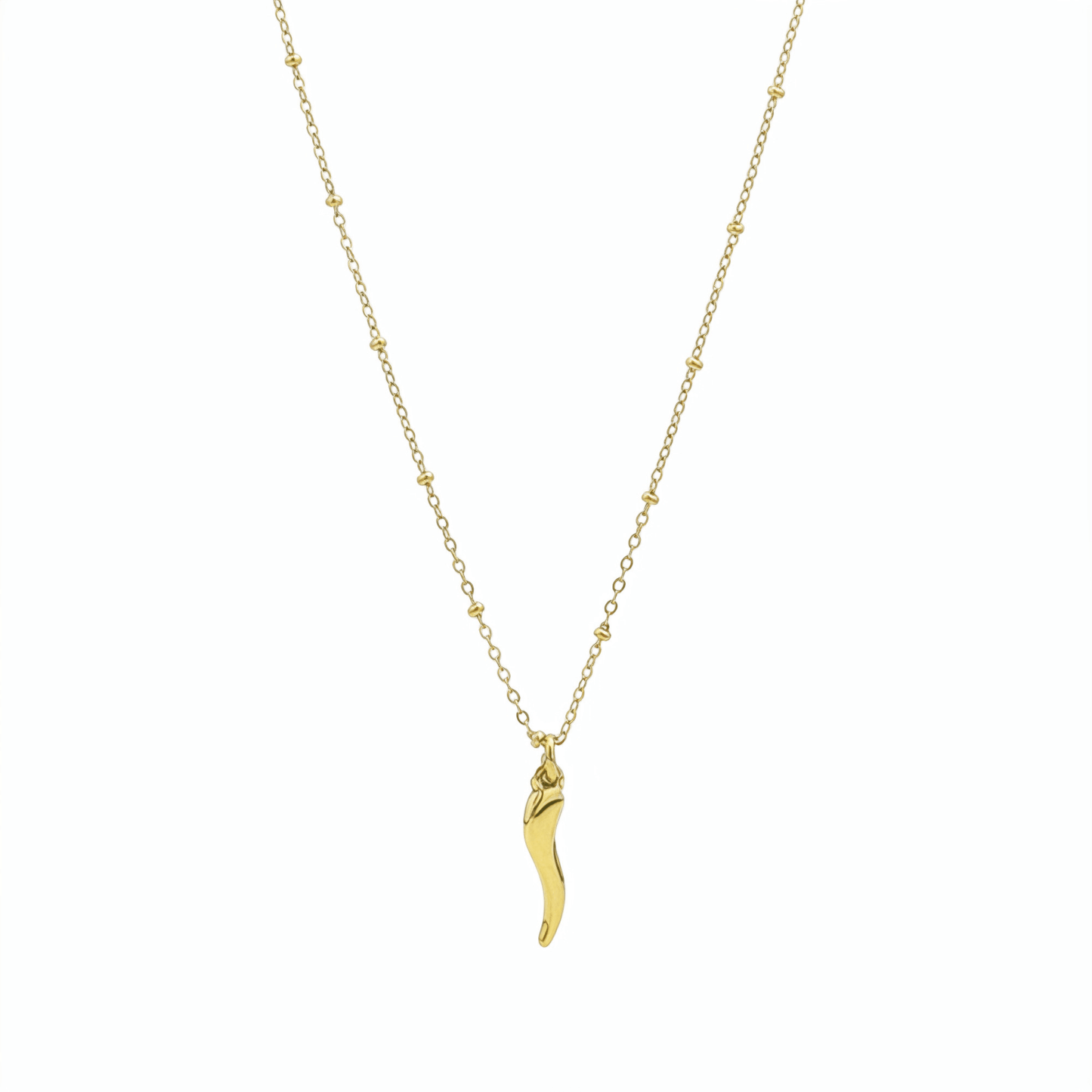 Gold Chilli Pendant Necklace – MXW Jewellery