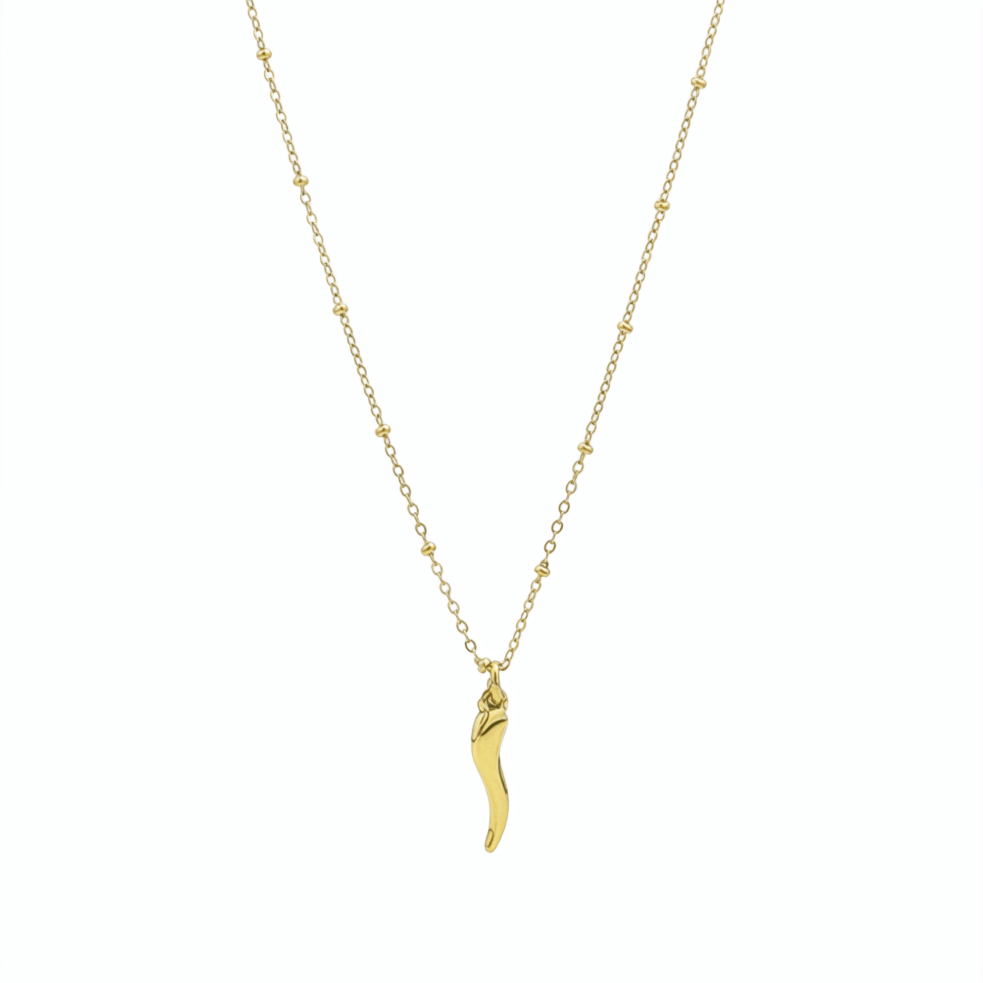 Gold Chilli Pendant Necklace – MXW Jewellery