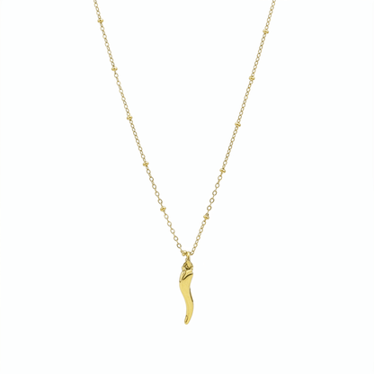 Gold Chilli Pendant Necklace – MXW Jewellery