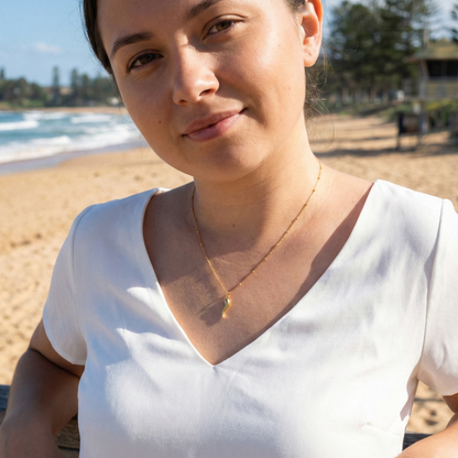 Gold Chilli Pendant Necklace – MXW Jewellery