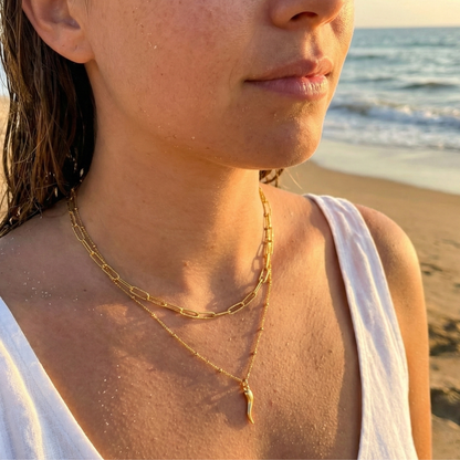 Gold Chilli Pendant Necklace – MXW Jewellery