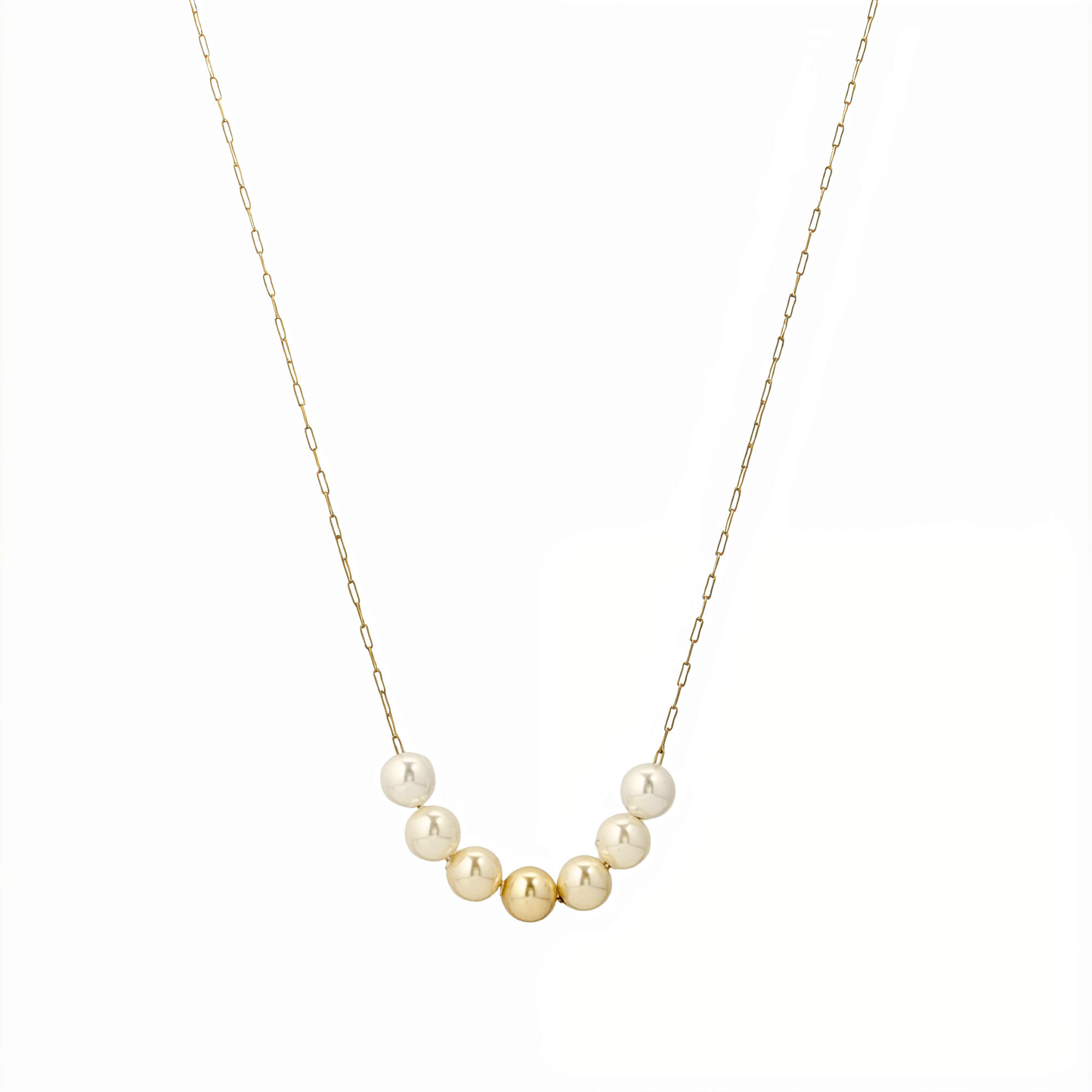 Gold Ombre Crystal Pearl Necklace – MXW Jewellery