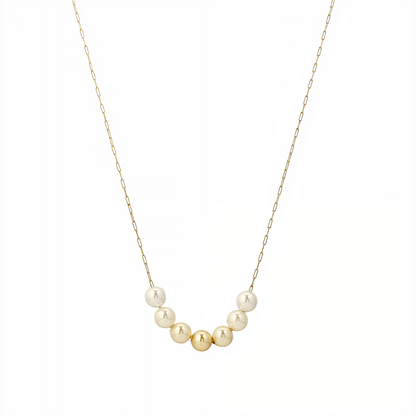 Gold Ombre Crystal Pearl Necklace – MXW Jewellery
