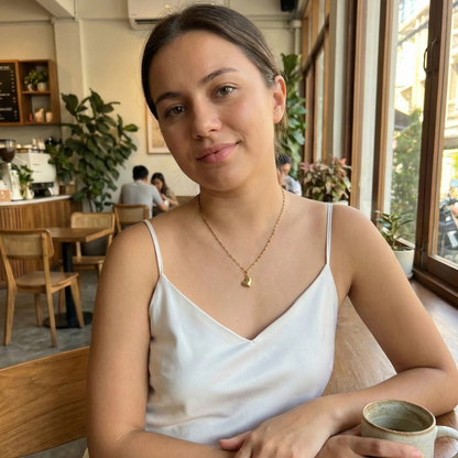 Gold Petite Heart Necklace – MXW Jewellery