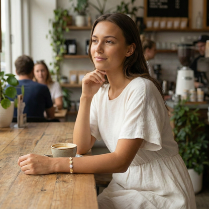 Gold & Silver Textured Square Link Chain Bracelet – MXW Jewellery
