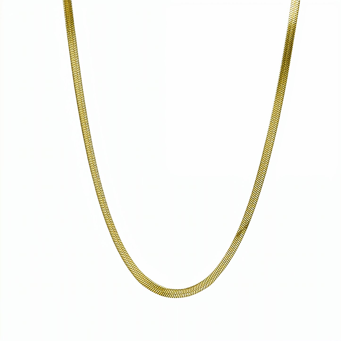 Gold Snake Chain Necklace – MXW Jewellery