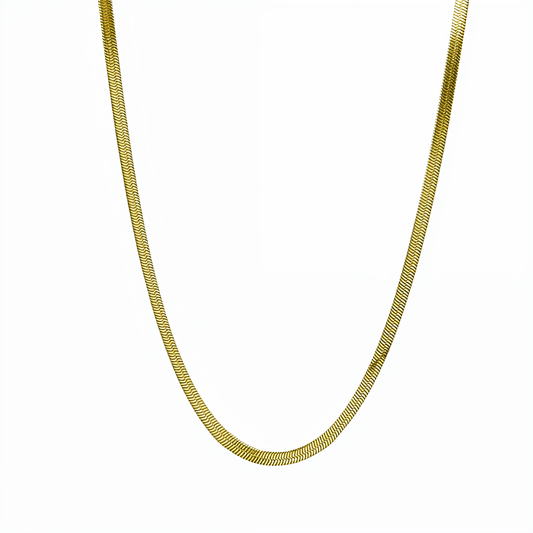 Gold Snake Chain Necklace – MXW Jewellery