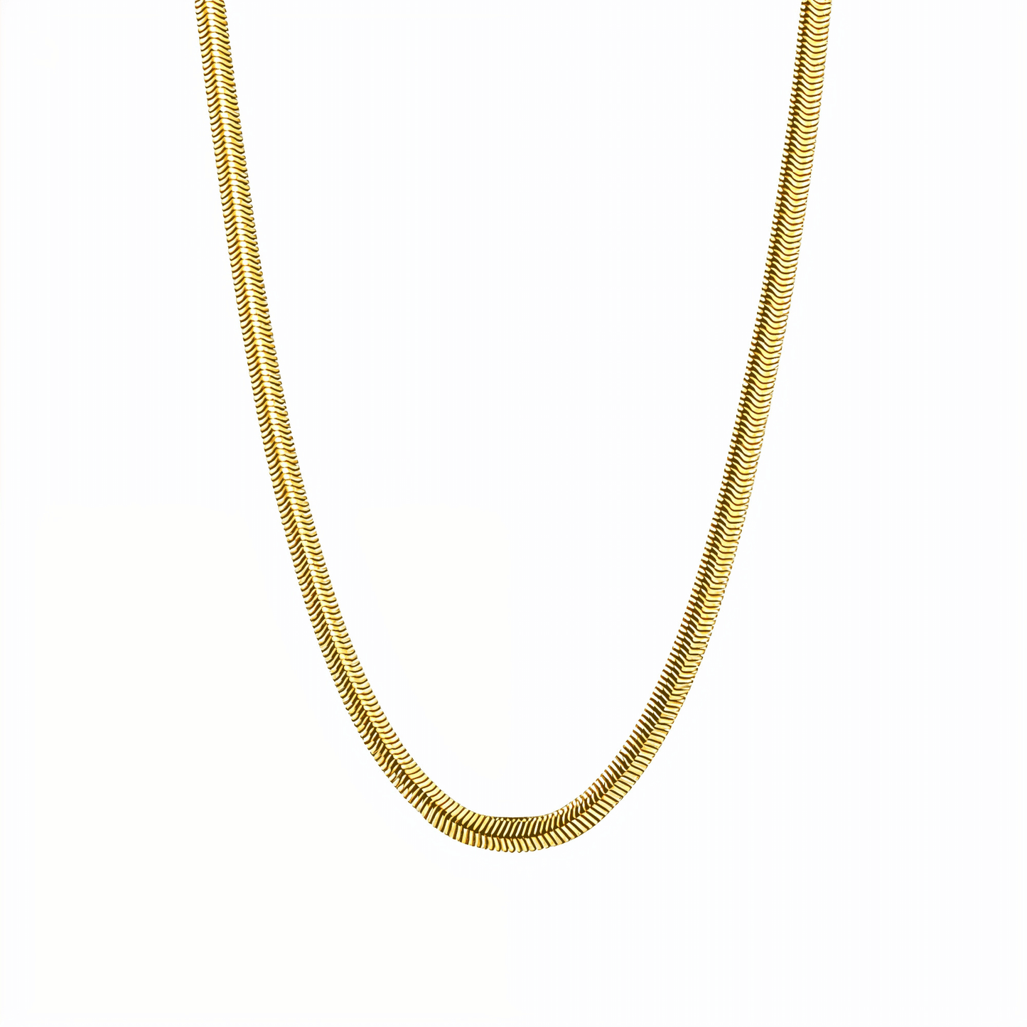 Gold Soft Snake Chain Necklace – MXW Jewellery