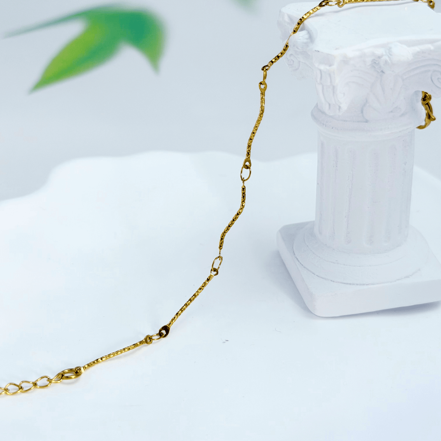 Gold Wave Link Chain Bracelet – MXW Jewellery