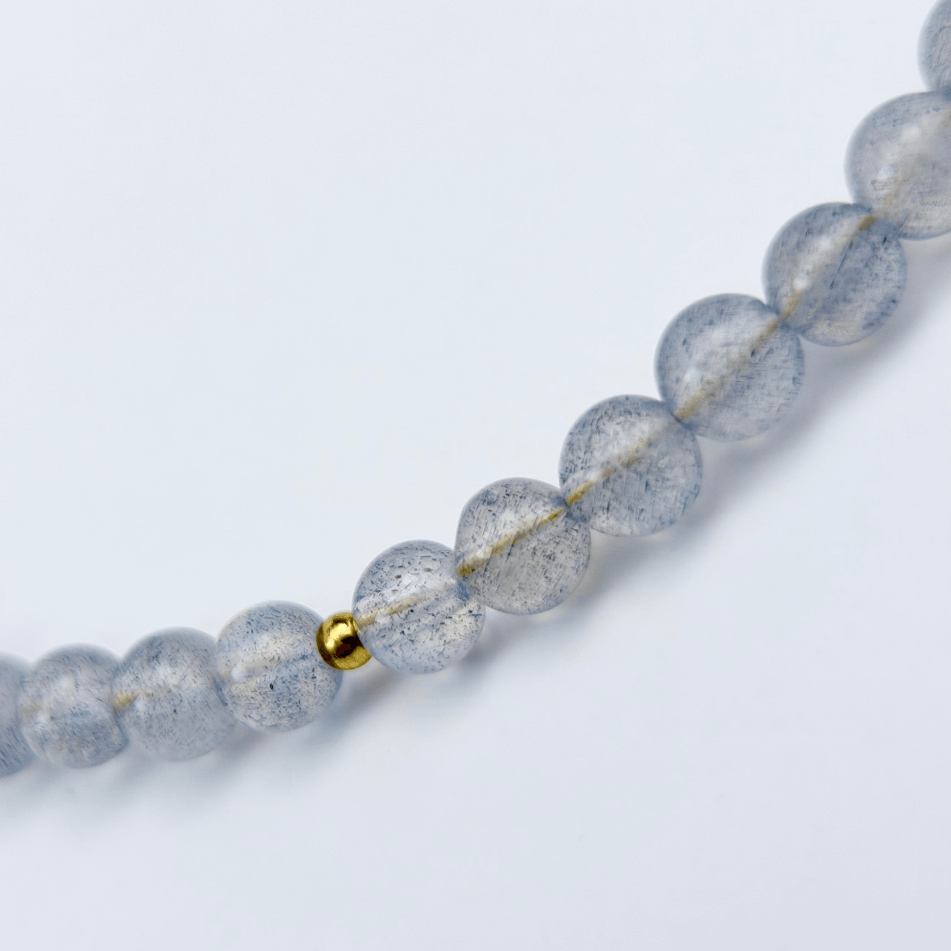 Grey Moonstone Beaded Necklace – MXW Jewellery