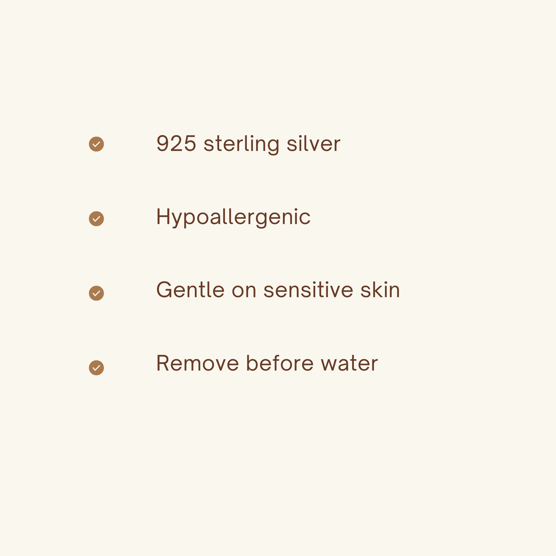 Silver jewellery care and features – hypoallergenic and suitable for sensitive skin – MXW Jewellery