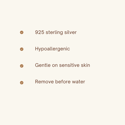 Silver jewellery care and features – hypoallergenic and suitable for sensitive skin – MXW Jewellery