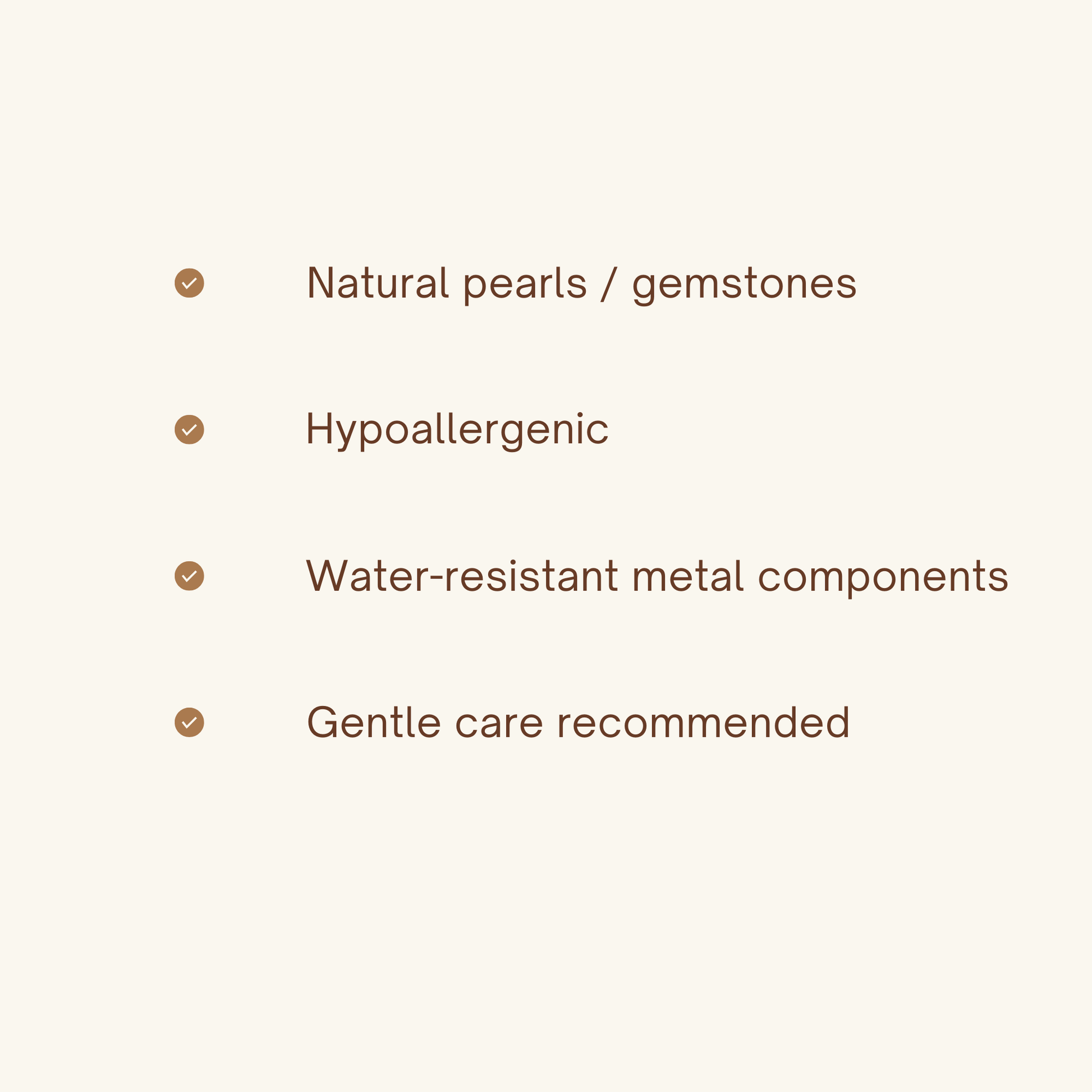 Beaded jewellery features – natural pearls and gemstones with durable metal components – MXW Jewellery