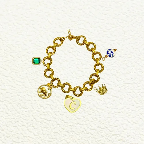 Custom Extra Thick Linked Chain Bracelet or Anklet