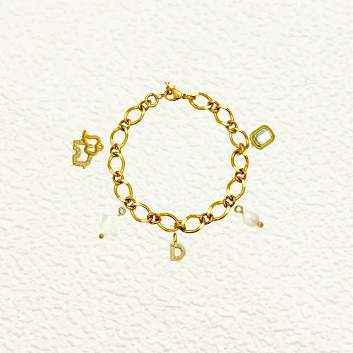 Custom Extra Thick Linked Chain Bracelet or Anklet