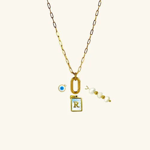 Custom Openable Link Charm Necklace