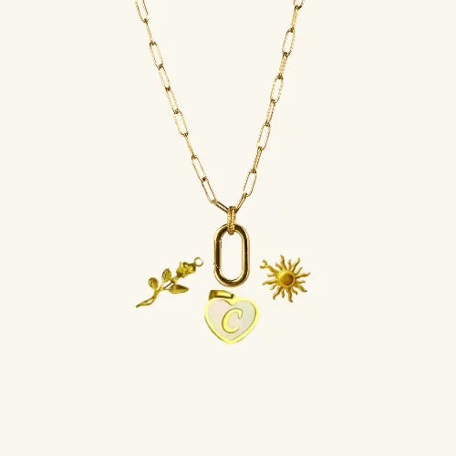 Custom Openable Link Charm Necklace