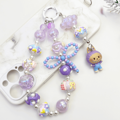 Pop Bean Labubu - Handmade Phone Charm, Bag Charm & Keychain