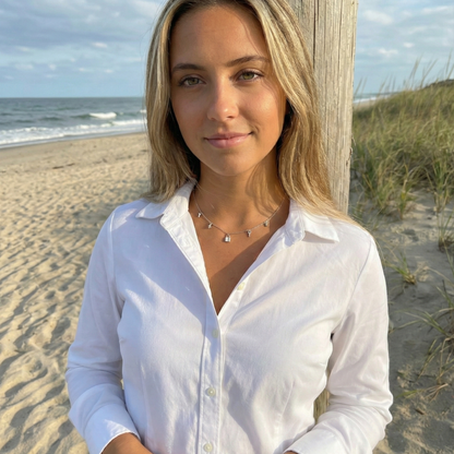 Sterling Silver Lock & Key Charm Necklace – MXW Jewellery