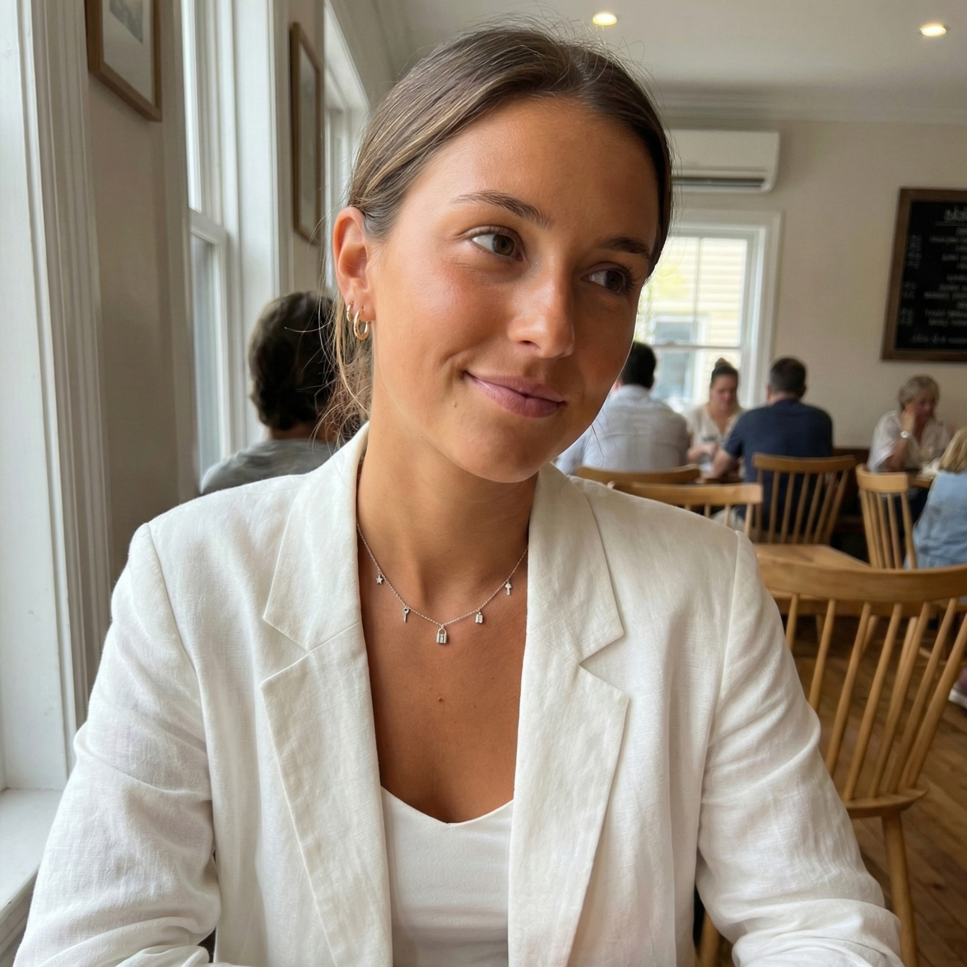 Sterling Silver Lock & Key Charm Necklace – MXW Jewellery