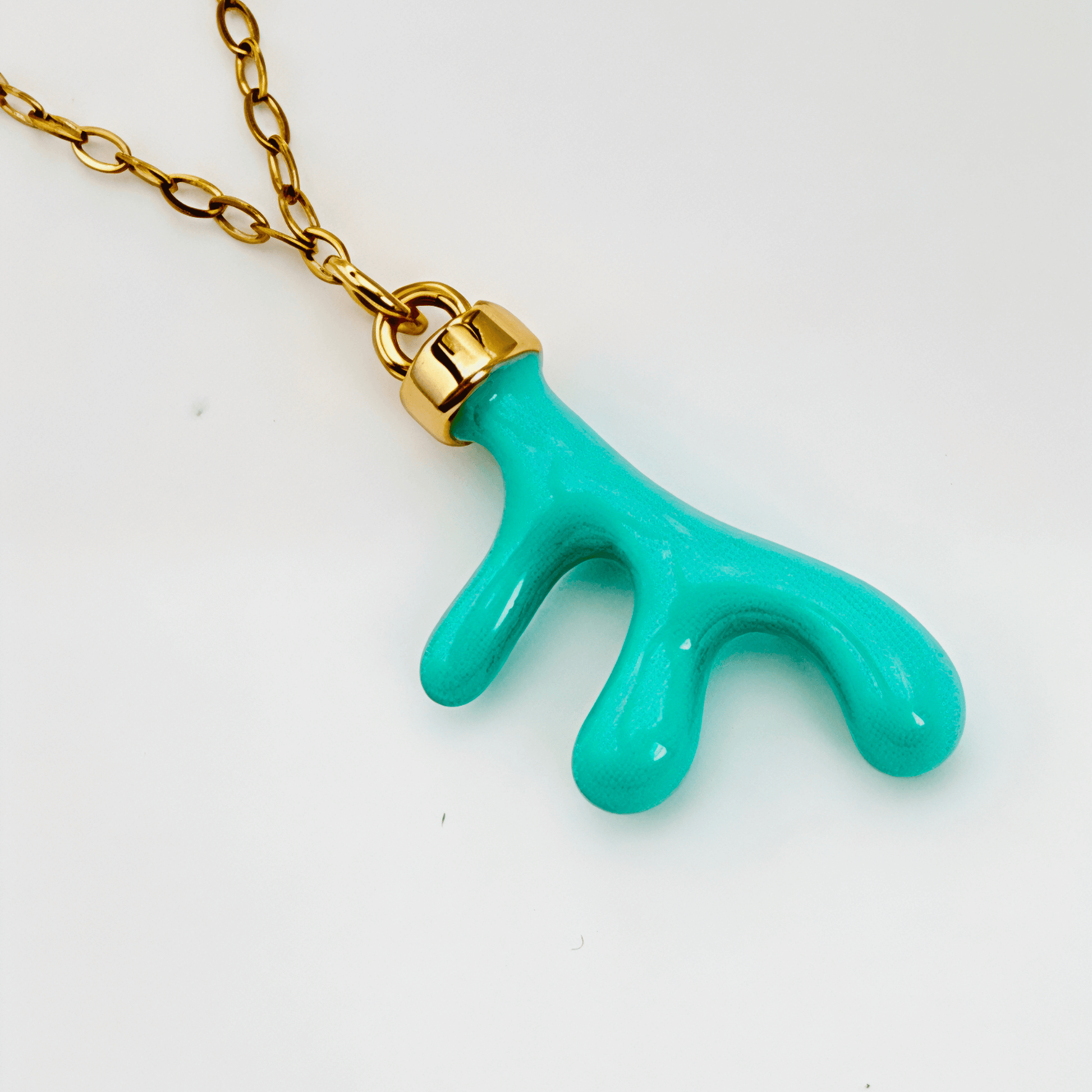 Turquoise Coral Branch Necklace – MXW Jewellery